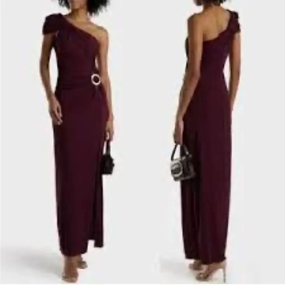 NICHOLAS Chloe Asym One Shoulder Prune $465